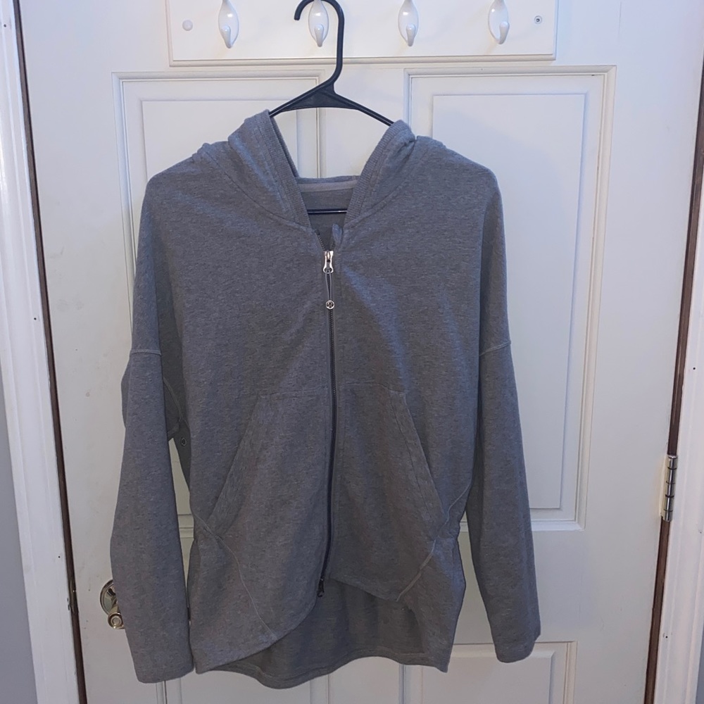 Lululemon Grey Full Zip Up Hoodie